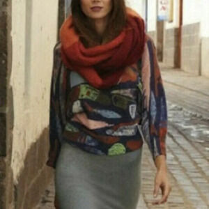 Zoologist by Charlotte Linton Merino Wool Cropped Sweater - Size Medium